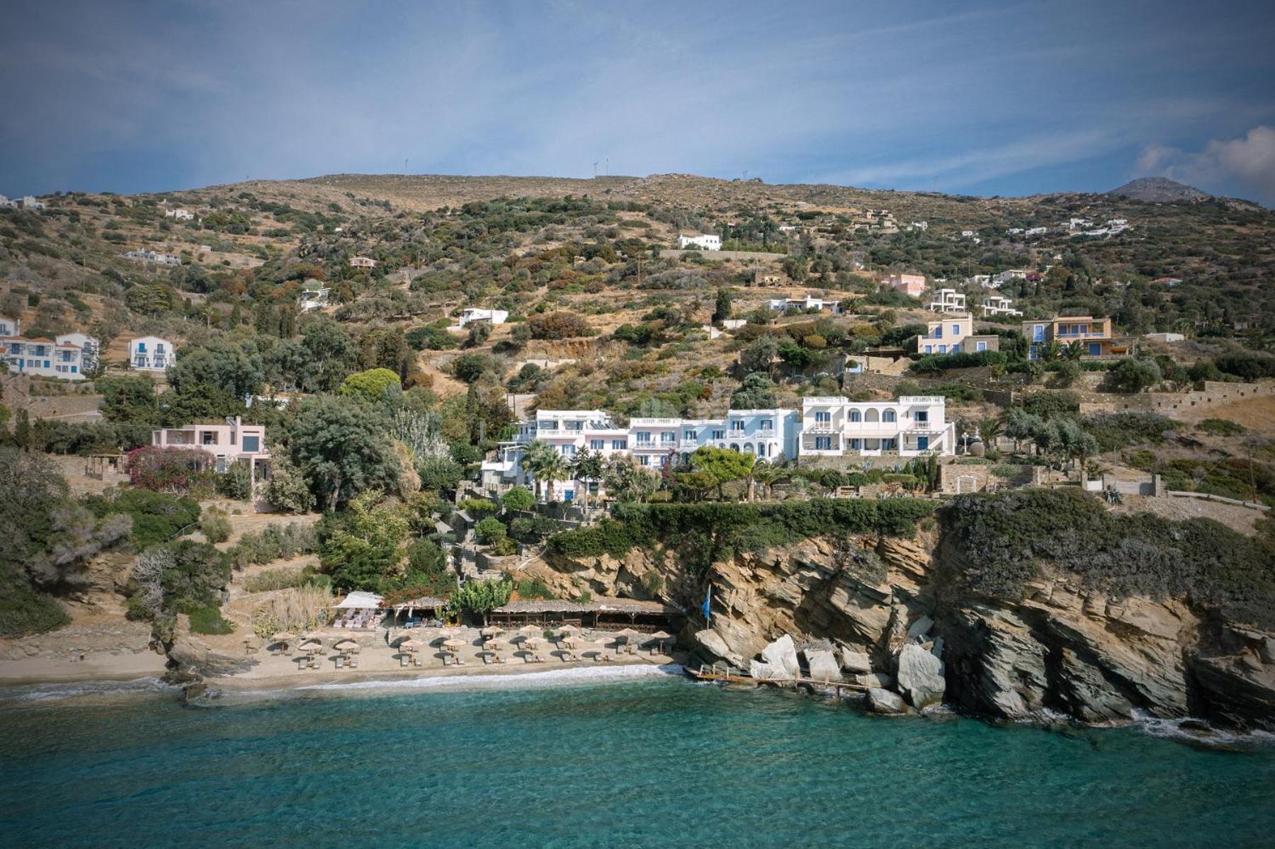 Aneroussa Beach Hotel Batsíon Exterior foto
