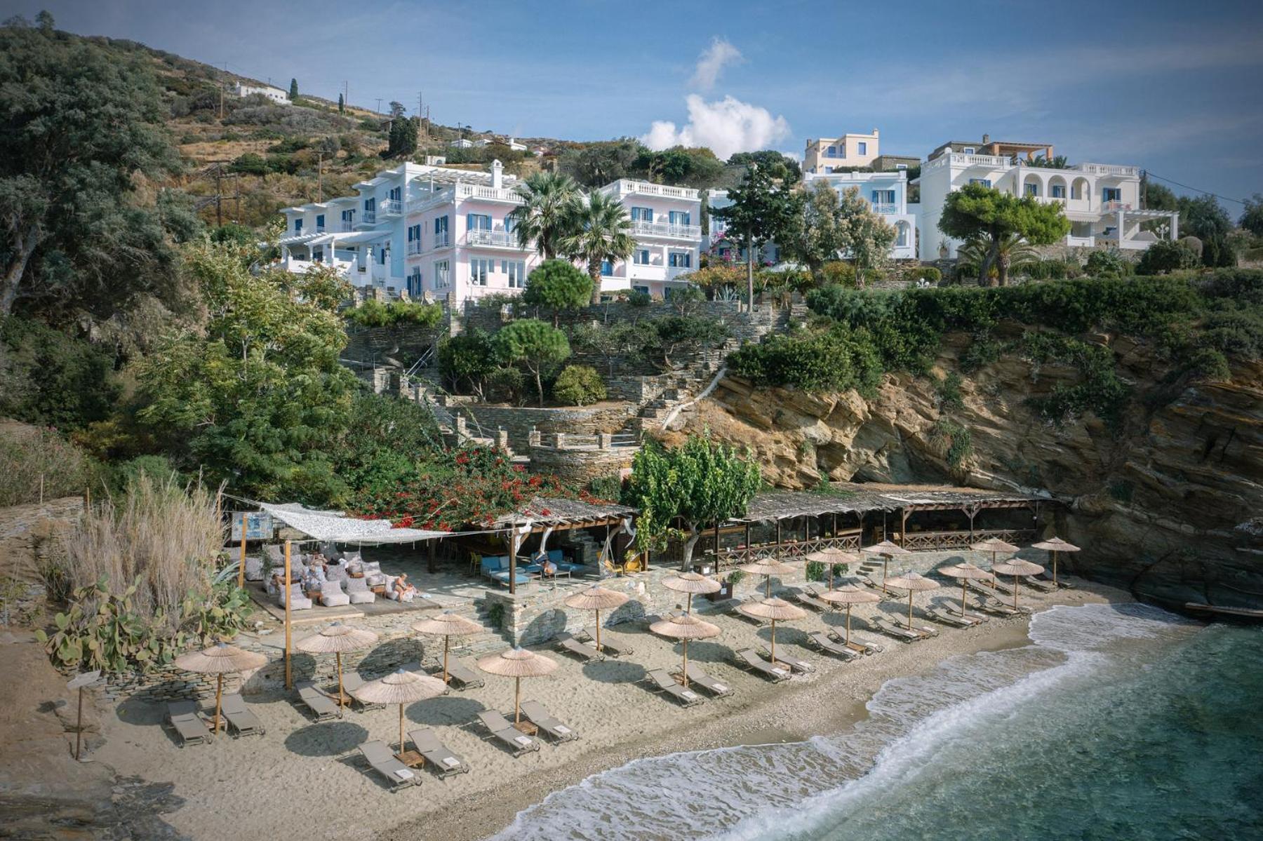 Aneroussa Beach Hotel Batsíon Exterior foto